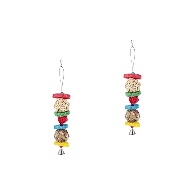 2x Dekorative Tragbare Vogel Biss Spielzeug Schleifen Stein Für Balkon Shop