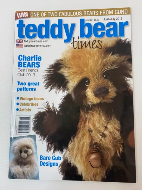 Teddy Bear Times Magazine Issue 206 June / July 2013 VGC With build Pattern!