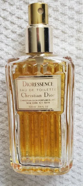 RARE VINTAGE DIORESSENCE EAU DE TOILETTE Spray BY Christian Dior 3.4 oz 30%