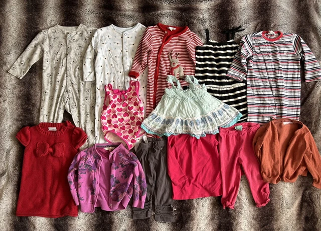 Pacchetto vestiti bambine età 6-12 mesi