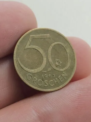 Coin, Austria, 50 Groschen, 1963 Kayihan Coins T38