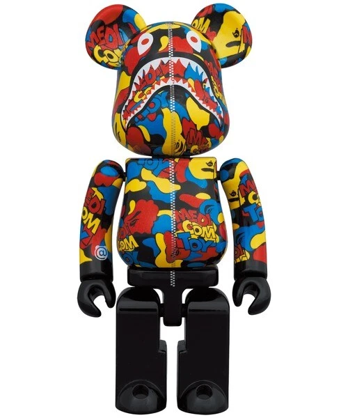FIGURINE BE SÉRIE Chogokin Medicom Toy Camouflage Shark 145mm Bape 200% Box  Neuf EUR 236,28 - PicClick FR