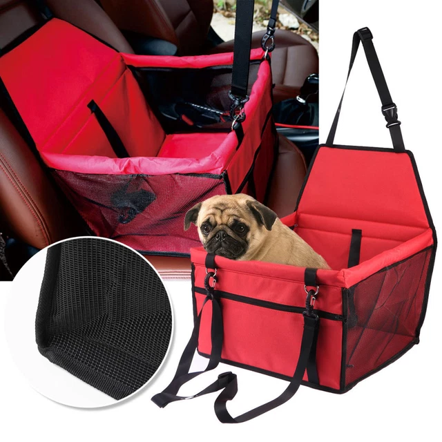 Asiento de seguridad para mascotas malla transpirable impermeable mascota gato perro