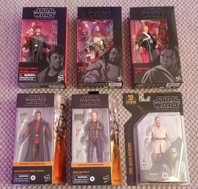 Bundle Of 6 Star Wars The Black Series Figures Brand New & Sealed Joblot Lot