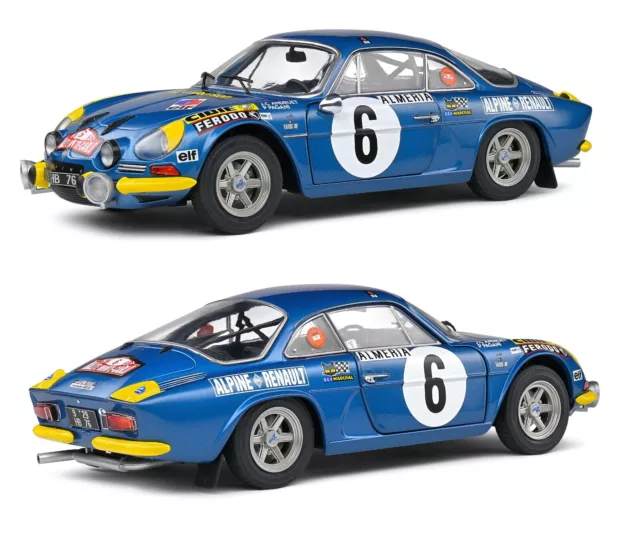 1/18 Solido Alpine A110 1600S No 6 Monte Carlo 1972 S1804207