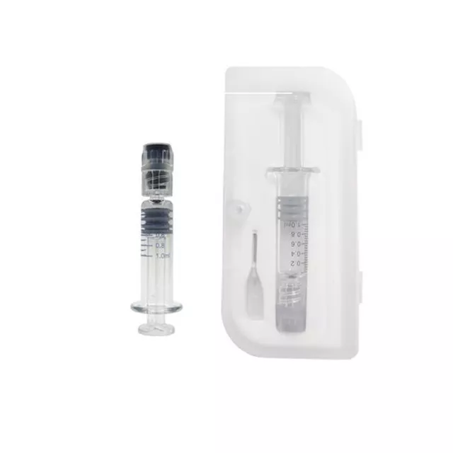 Reusable Glass Syringe Borosilicate Glass Prefillable Syringe 1ml Heat-resistant