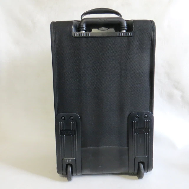 Black Tumi Alpha Expandable Wheeled Rolling Suitcase 4