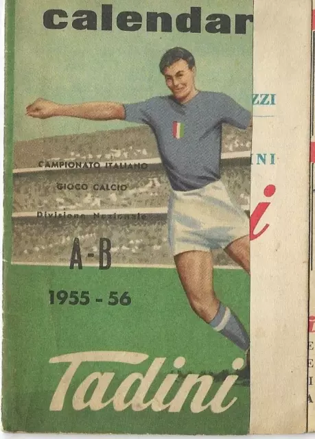 Calendario da tasca Calcio 1970-1971 Serie A e Serie B Viamal R503 ^