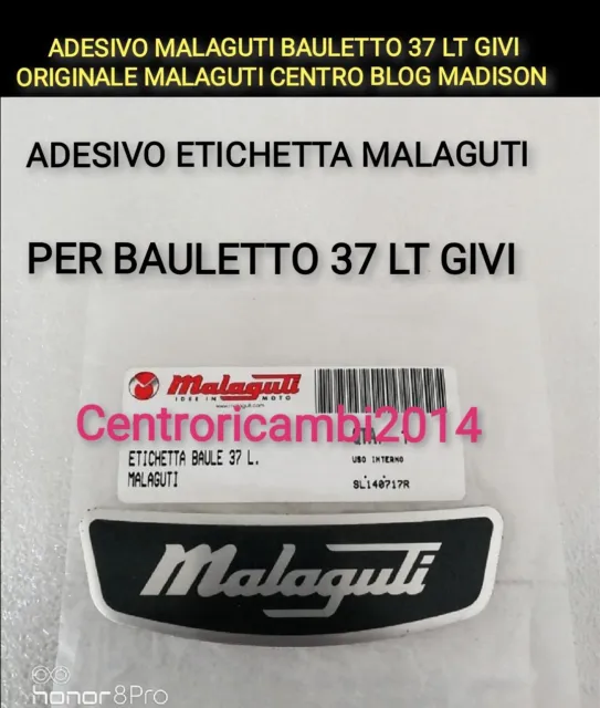 Adesivo Malaguti Bauletto 37Lt Givi Originale Malaguti Centro Blog Madison