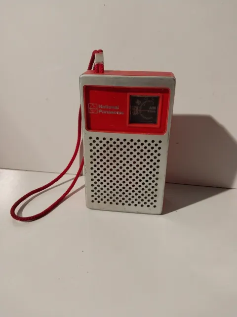 Vintage National Pocket Transistor AM Radio R-1014 Panasonic