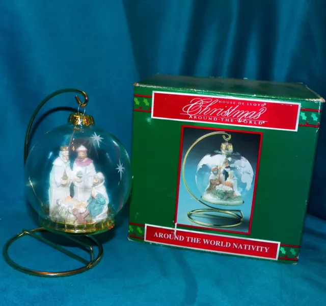 Casa Di Lloyd Christmas Around the World 3 Kings Natività Ornamento con Supporto