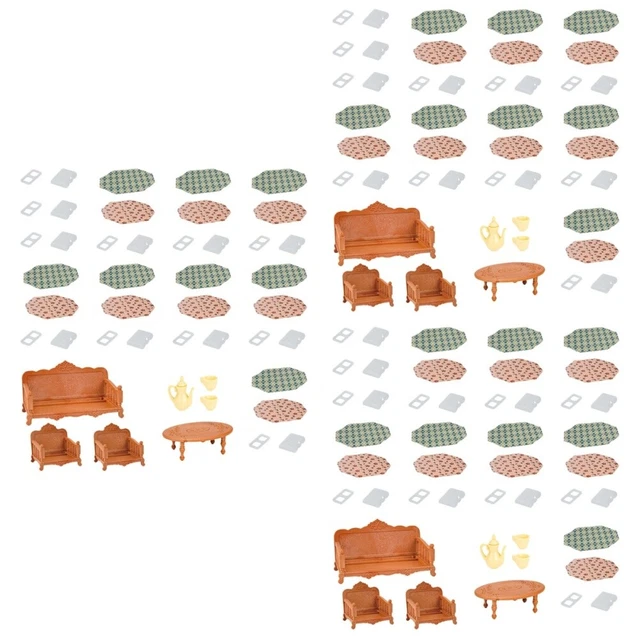 3 PCS DOLL House Furniture Mini Adornment Miniature Fairy Toddler Baby