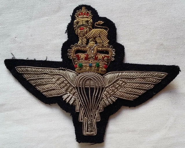 INSIGNE TISSU PARACHUTE ASSOCIATION GB UK Brevet parachutiste brodé