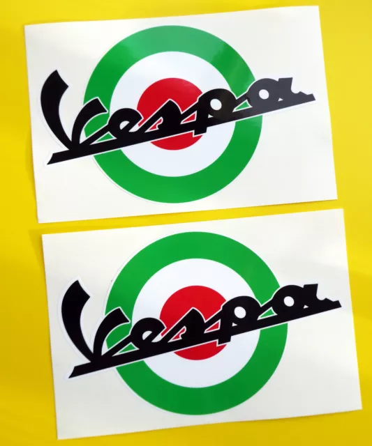 SCOOTER MoD Target retro ITALIAN ROUNDEL stickers decal 200mm wide to fit VESPA