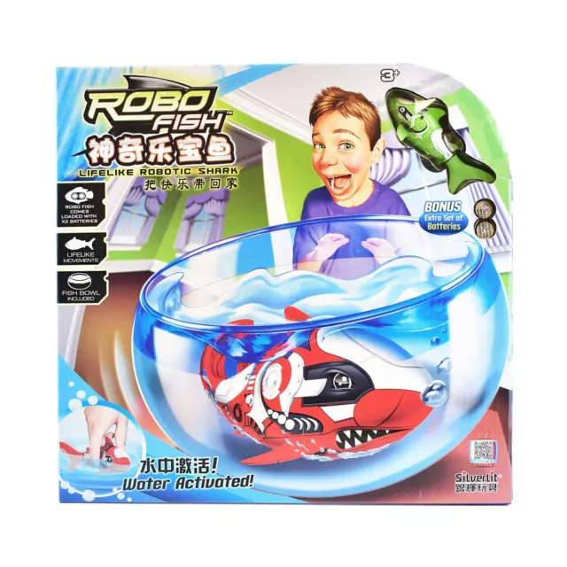 Robo Fish Shark Bowl Pretend Play Electronic Activity Playset