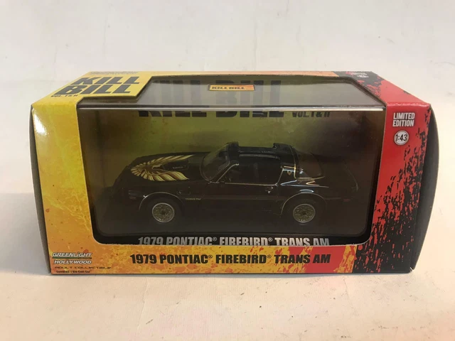 PONTIAC FIREBIRD TRANS AM 1979 KILL BILL VOL 2 MOVIE GREENLIGHT 86452 1/43
