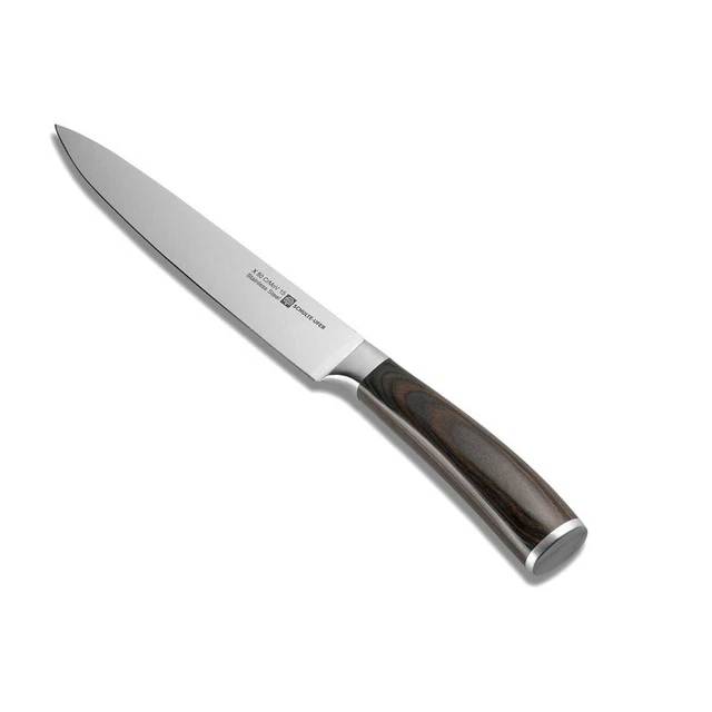 Schulte-Ufer Fleischmesser Riku, Küchenmesser, Messer, Klingenstahl, Schichtholz