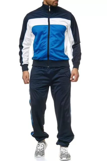 Herren Trainingsanzug Joggingpullover Mantel Jacke Hose Sport Trainingsanzug Set