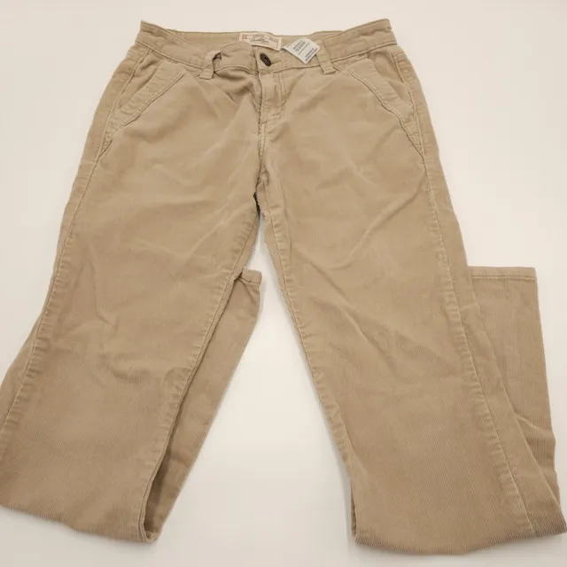 Levis Womens Pants Size 8 Tan Corduroy Flare Stretch 30x31 Bootcut