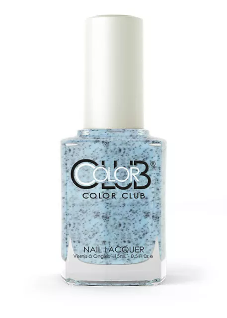 COLOR CLUB Nail Lacquer COOKIES & CREAM So Crumby LS10 15ml | Textured Blue Aqua