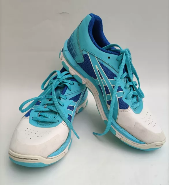 ASICS Gel Netburner Academy 8 Netball Trainers UK5 EU37 VGC