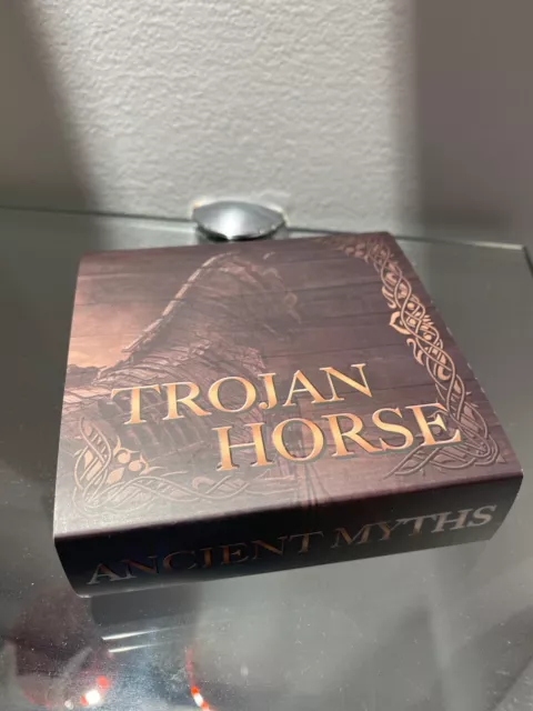 2016 Niue TROJAN HORSE Ancient Myths 2 Oz Silver Coin 10$