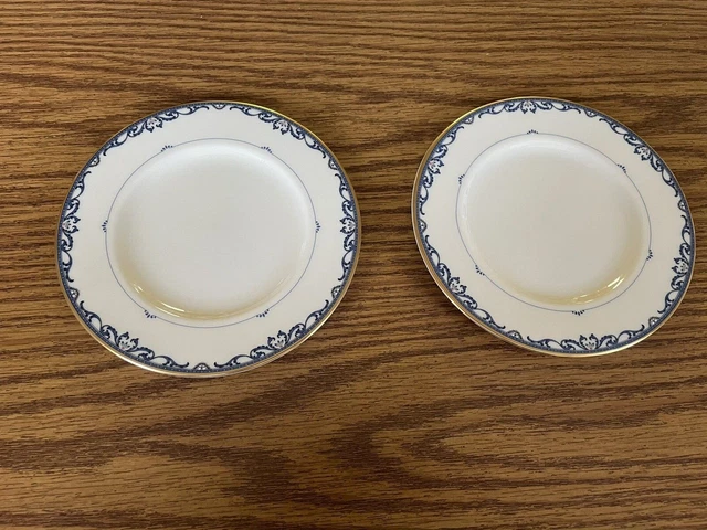 2 Lenox Bread Butter Dessert Plates Presidential Collection Liberty Made in USA