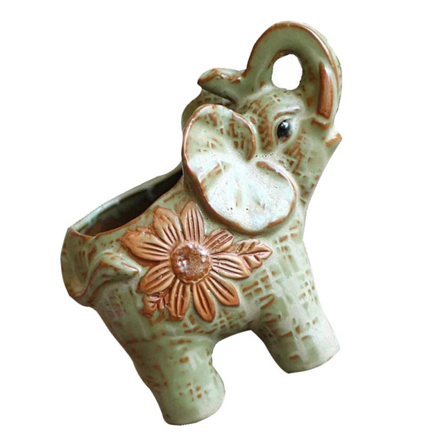 En Céramique Visage Planteur Pot, Tête Des Plantes Succulentes Cactus Planteur Intérieur