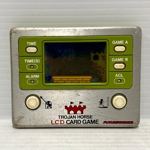 VINTAGE GAKKEN TROJAN Horse LCD Game - Tested & Working