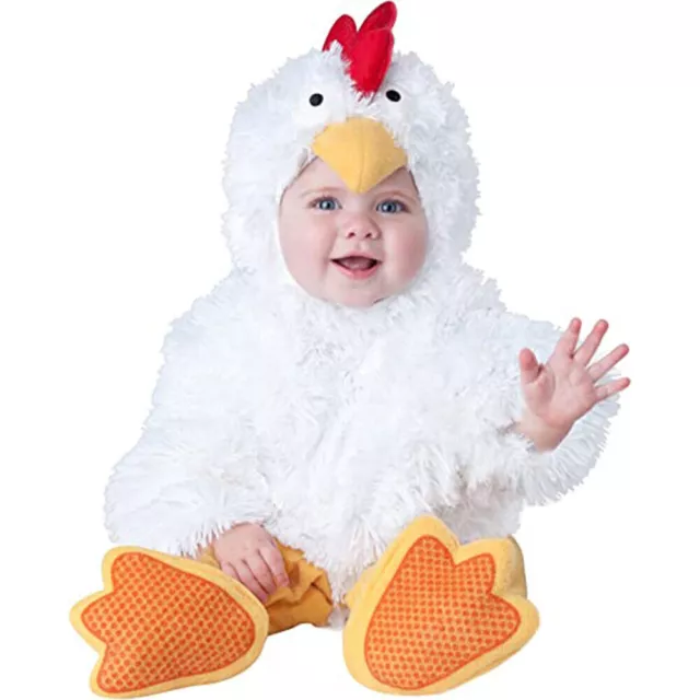 ·Baby Kid Rooster Costume Chicken Animal Romper Cosplay Fancy Outfit 3-18Months∝
