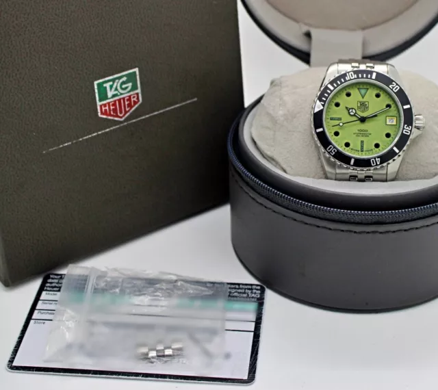 TAG Heuer 1000 Ref.980.113N 200M Full Lumi BOX & PAPER Men's Swiss Watch