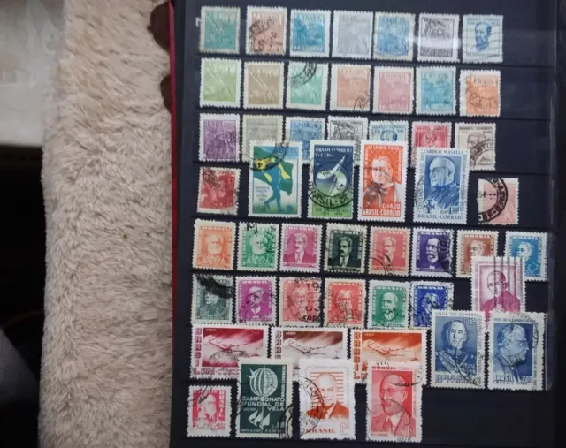 Briefmarken Sammlung Lot Amerika Süd Brasilien