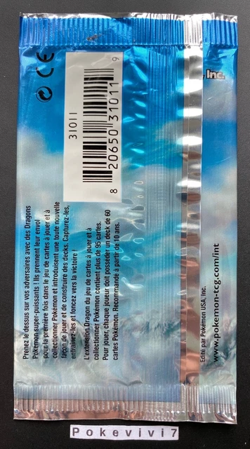BOOSTER Block EX Pokemon EX DRAGON LATIOS Video / Empty / Open / NO CARDS! 2