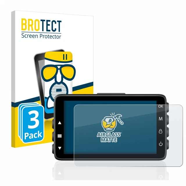 3x Anti-Riflesso Vetro Pellicola Protezione per SpurCam DT2 Pro Proteggi Schermo