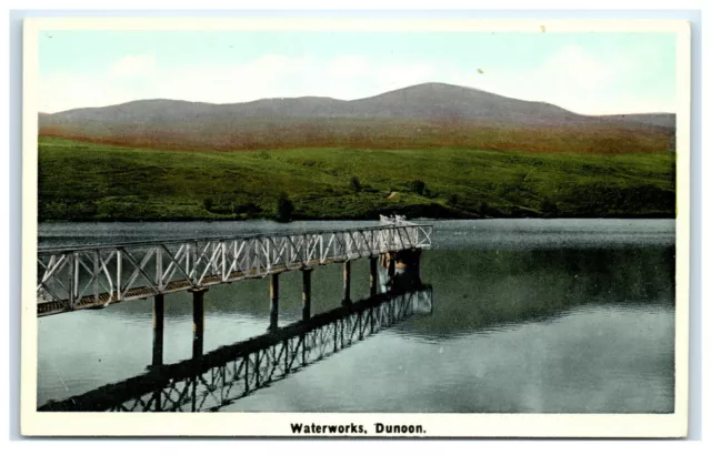 Postcard Waterworks Dunoon Scotland