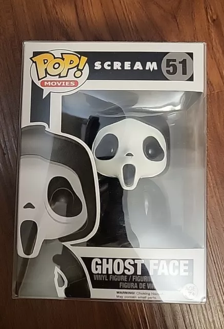 Funko Pop Scream Ghost Face #51 Auténtico SIN ABRIR con Protector