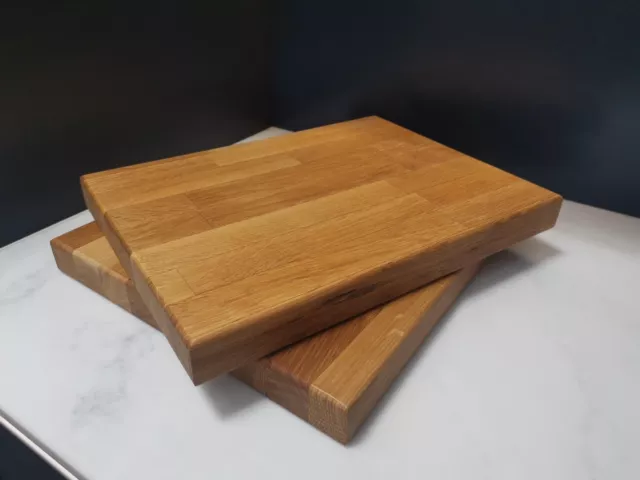 Solid Rustic Handmade Oak Chopping Block Board
