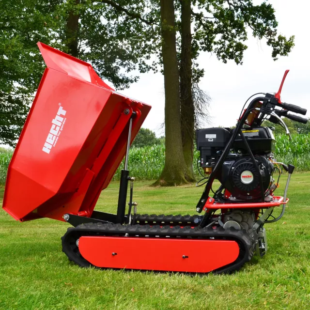 Mini Dumper 500kg Motor Schub Karre Mulden Kipper Rad Raupen Ketten Transporter