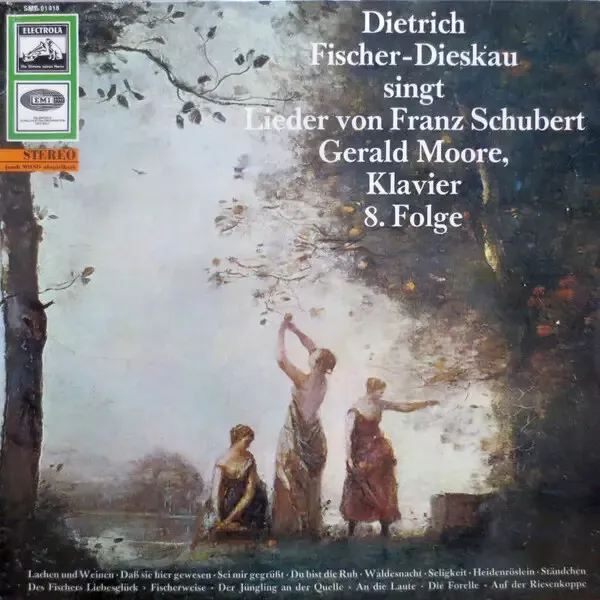 LP Schubert Dietrich Fischer-Dieskau Singt Lieder Von Franz Schubert - 8. Folge