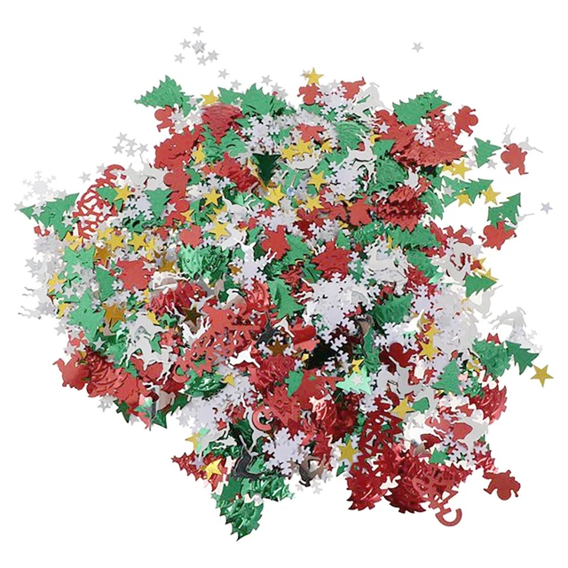 50 g paillettes coriandoli albero di Natale scintillante fiocco di neve fai da te nuovo anno&#039;s fantastiche