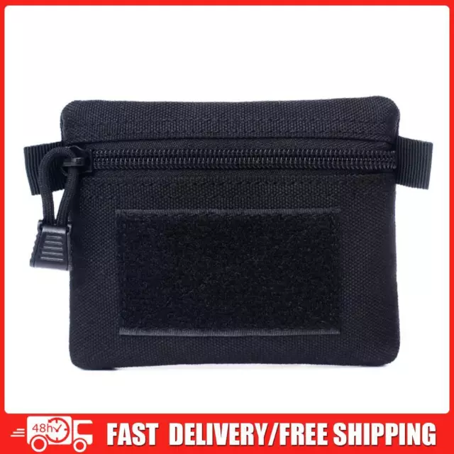 Outdoor Pouch Wallet Waterproof Portable Zipper Waist Bag (Black)