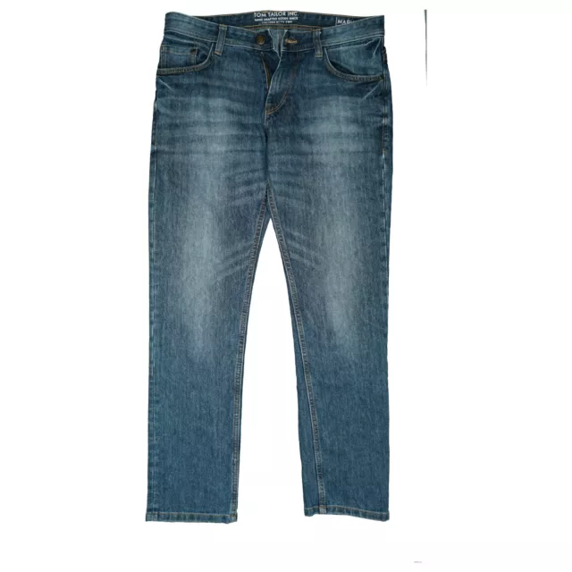 Tom Tailor Marvin Jeans Pantaloni Uomo Dritto Gamba Stretch Regolare 50 W33 L32