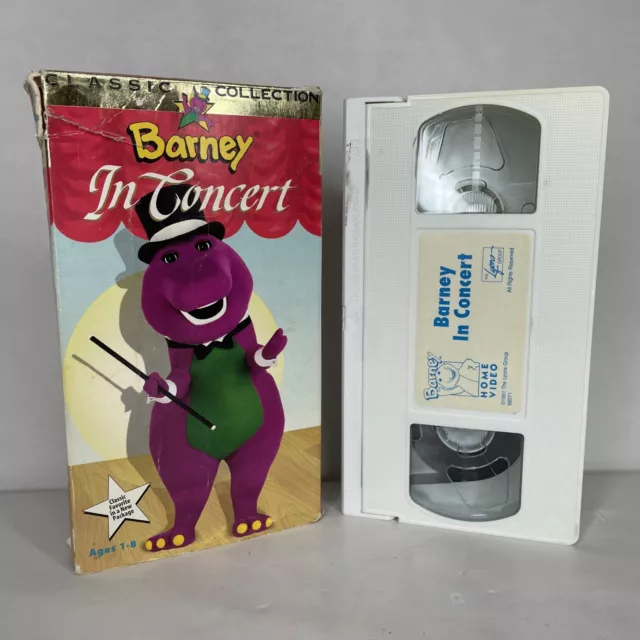 Barney Friends Barney In Concert Vhs 1991 Extremely Rare 10 14 Barney Friends Barney In Concert Vhs 1991 Extremely Rare 10 14