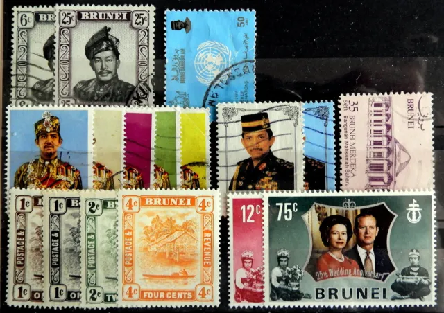 Brunei - schönes Dublettenlot - * / **
