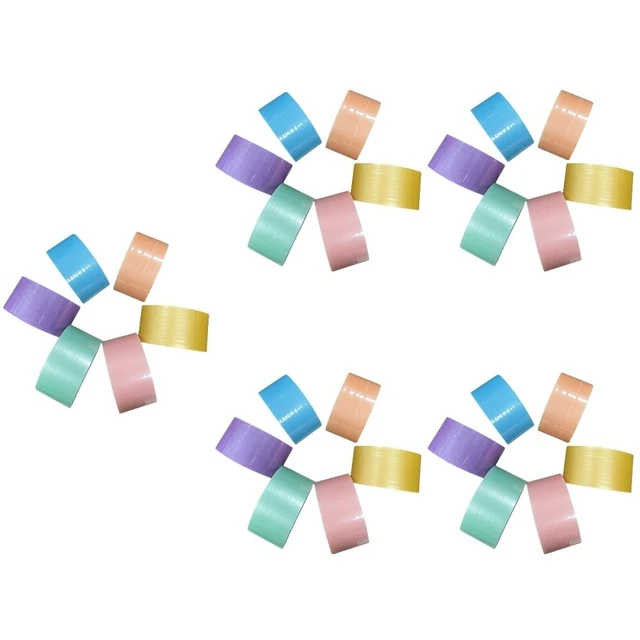 30 rollos cintas adhesivas creativas para niños adultos hágalo usted mismo cintas adhesivas de colores para niños