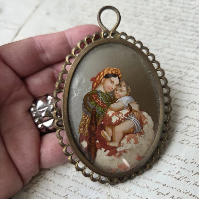 Lot De 6 Sous-verres En Verre églomisé - Marque Ducôtéduparc - Fabriqué En France - Motifs Multicolores - Très Bon état