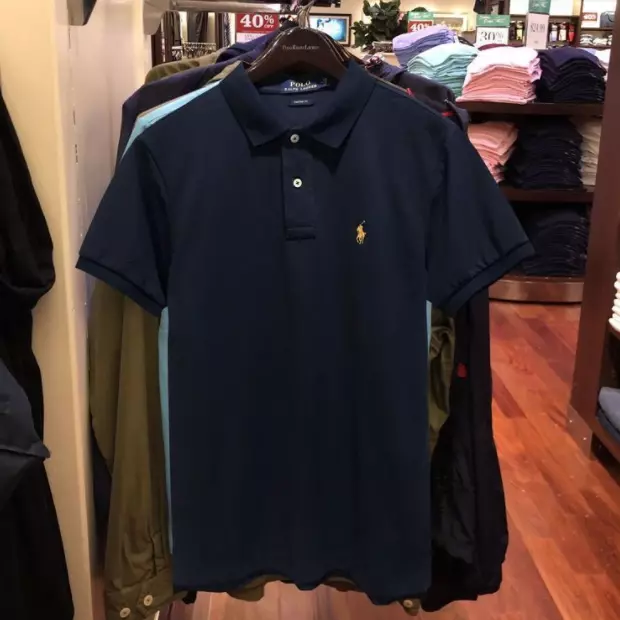 Ralph Lauren Men Polo shirt Polo T-Shirt Tops Casual Shirts Cotton With Logo 🎁