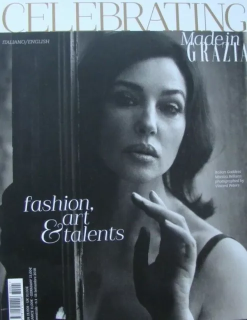 PAULINA PORIZKOVA Monica Bellucci Grazia Italia + Times Mag. Jan. 2021  New  2