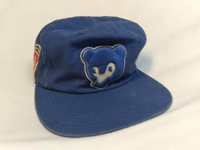 '47 BRAND HAT Vintage Cubs Logo 1941 1945 American Flag Side Patch Blue ...