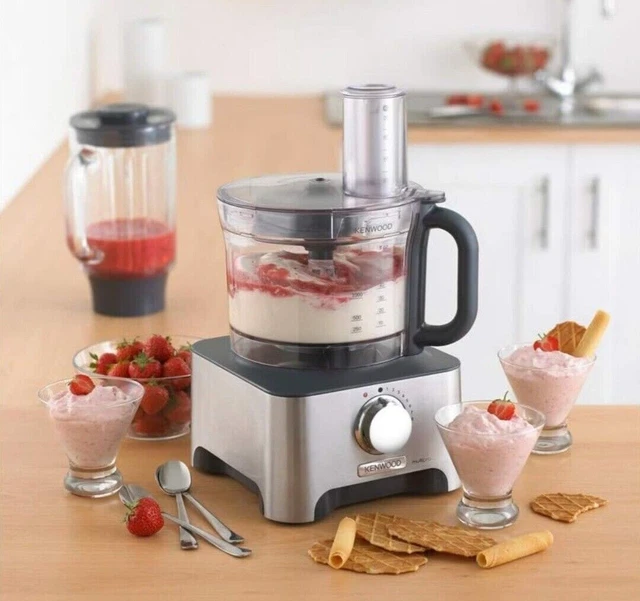 KENWOOD MULTIPRO CLASSIC With Glass Ice Crusher FDM781BA Food Processor Silver £54.99